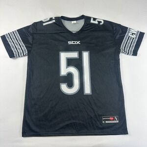 Chicago White Sox Jersey Number 51 Black Mens XL Baseball MLB